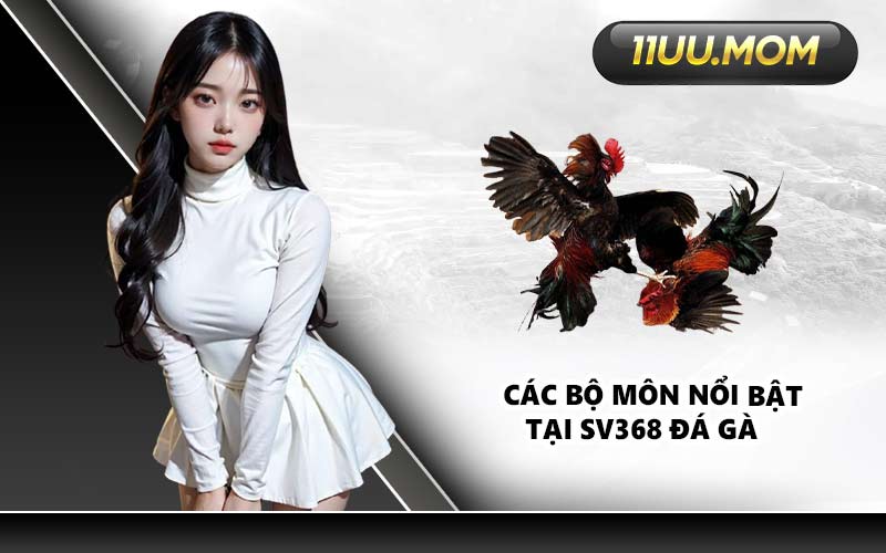Các bộ môn nổi bật tại SV368 Đá Gà